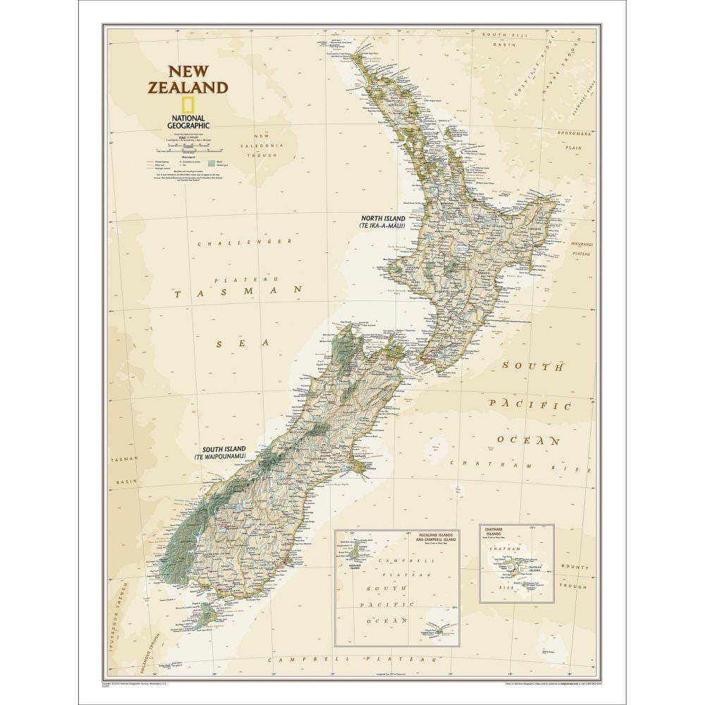 national geographic novi zeland mapu