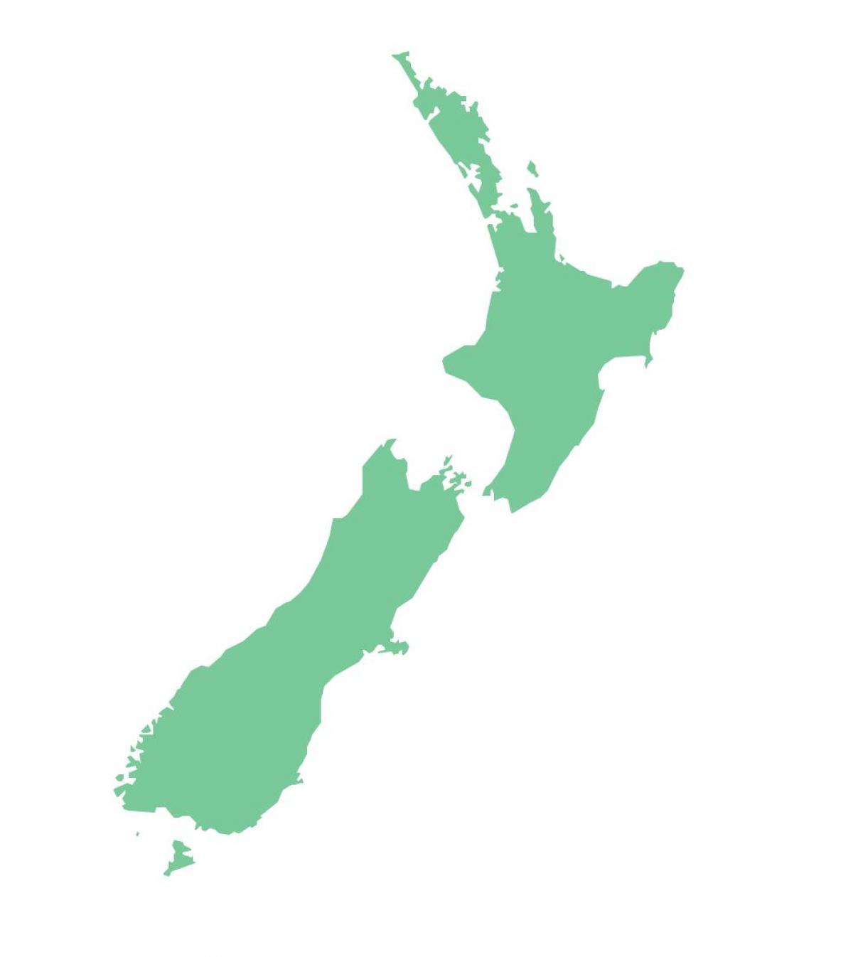 novi zeland mapu crtež