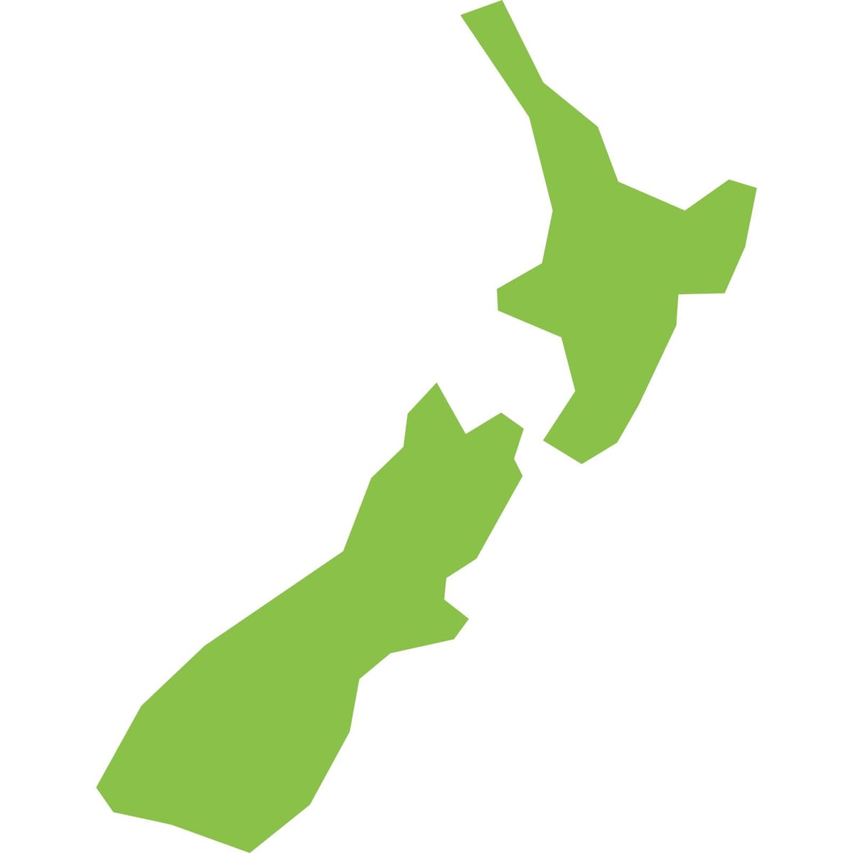 Mapa je iz novog zelanda png