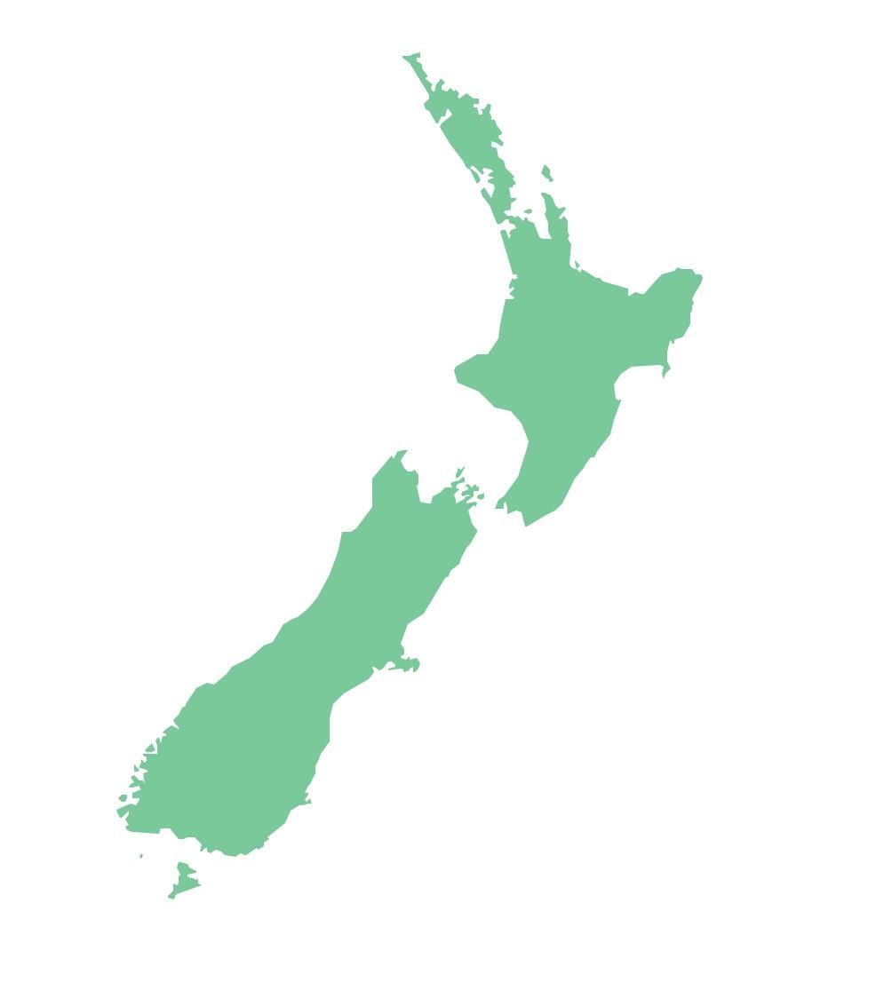 novi zeland mapu iznijeti vektor