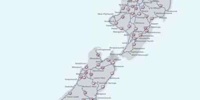 Karta za novi zeland da vozim